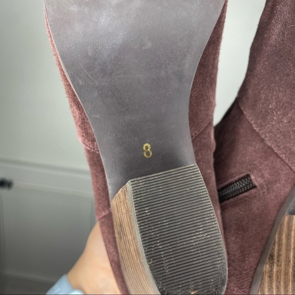 Seychelles Brown Suede Leather Ankle Strap Heeled Ankle Boots Womens 8 - Picture 11 of 13